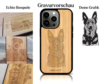 INDIVIDUELL iPhone 14 Bambus-Kunststoff